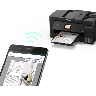Impresora Multifuncional Epson EcoTank L14150 - C11CH96301 | Inyección de Tinta Color A3+ | 38 ppm | 4 en 1 Imprime, Copia, Escanea, Fax | Wi-Fi, Ethernet, USB