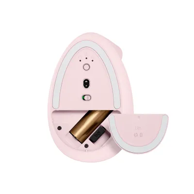 Mouse Logitech Lift Vertical Ergonomic Wireless/BT Rose - 910-006472 - imagen 5