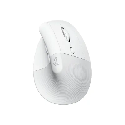 Mouse Logitech Lift Vertical Ergonomic Wireless/BT White - 910-006469