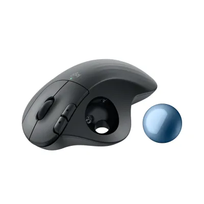 Mouse Logitech Ergo M575S Trackball Silent Wireless Bolt/Bluetooth USB-A Black - 910, PN 910-007031 - imagen 5