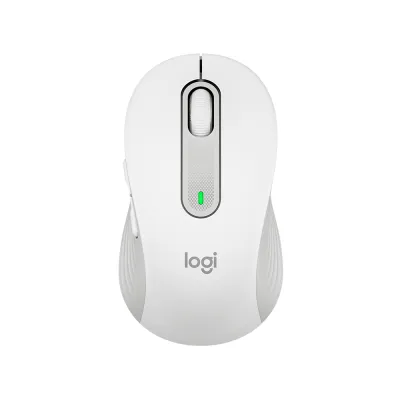 Mouse Logitech Signature M650 Silent Large Wireless/Bluetooth White - 910-006233