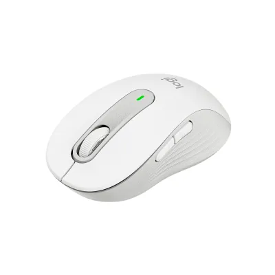 Mouse Logitech Signature M650 Silent Large Wireless/Bluetooth White - 910-006233 - imagen 2