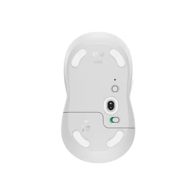 Mouse Logitech Signature M650 Silent Large Wireless/Bluetooth White - 910-006233 - imagen 5