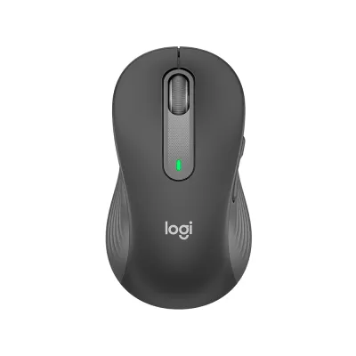 Mouse Logitech Signature M650 Silent Large Left Wireless/Bluetooth Black - 910-006234