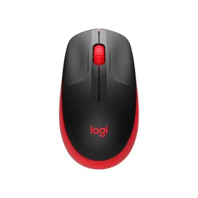Mouse Logitech M190 Wireless Full-size Red - 910-005904