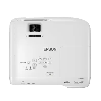 Proyector Epson PowerLite 118 XGA 3800 lumenes - V11HA03020 - imagen 4