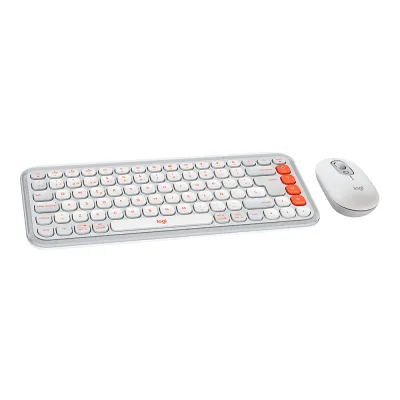 Teclado Logitech + Mouse POP ICON Bluetooth/Wireless/Copilot/White - 920-013055 - imagen 3