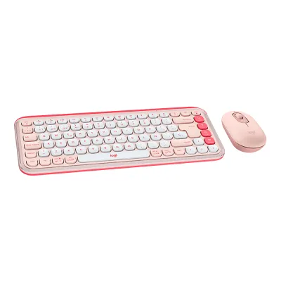 Teclado Logitech + Mouse POP ICON Bluetooth/Wireless/Copilot/Rose - 920-013053 - imagen 3