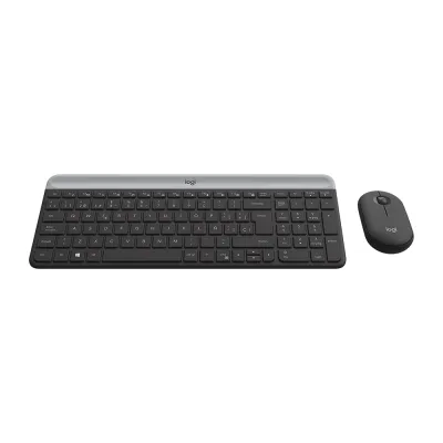 Teclado Logitech + Mouse MK470 Wireless Slim USB Black - 920-009266 - imagen 2