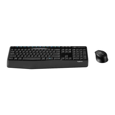 Teclado Logitech + Mouse MK345 Wireless USB Black - 920-007820