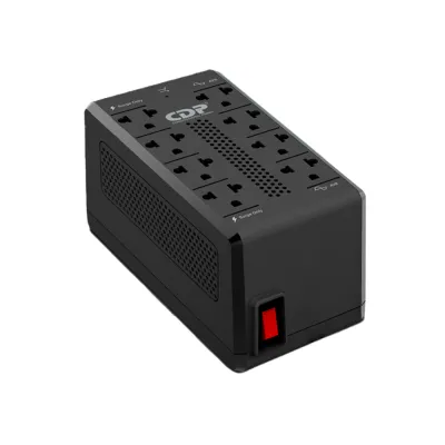 Estabilizador de Voltaje CDP RAVR1008i – 900VA / 450W | 8 Salidas para PC y Monitores con AVR