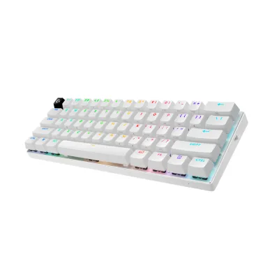 Teclado Logitech Pro X 60 Lightspeed BT/Óptico/65 Hrs/RGB Blanco - 920-011921 - imagen 2