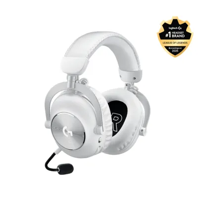 Audífono con micrófono Logitech G Pro X 2 Lightspeed wireless / BT / 3.5 mm Whi, PN 981-001268 - imagen 2