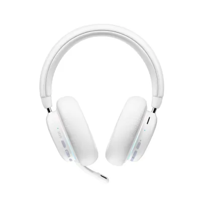 Audífono con micrófono Logitech G735 Lightspeed/BT RGB White Aurora Collection, PN 981-001082 - imagen 2