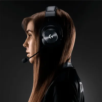 Audífono con micrófono Logitech G Pro X Lightspeed wireless Black - 981-000906 - imagen 5