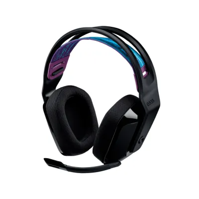 Audífono con micrófono Logitech G535 Lightspeed PS5/PS4/PC wireless Black/Blue, PN 939-002218
