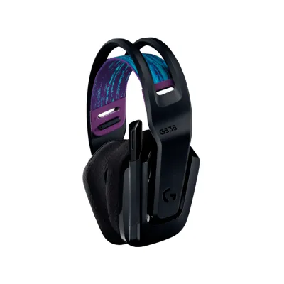 Audífono con micrófono Logitech G535 Lightspeed PS5/PS4/PC wireless Black/Blue, PN 939-002218 - imagen 3