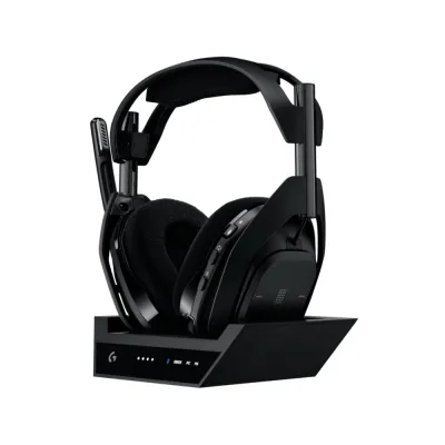Audífono con micrófono Logitech G Astro A50 X Lightspeed/BT/PS5/PC/Xbox + base, PN 939-002126