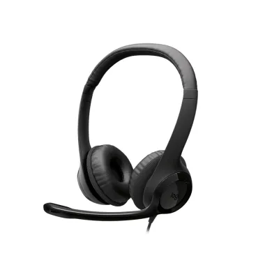 Audífono con Micrófono Logitech H390 USB-C Noise Cancelling Midnight Black - 98, PN 981-001575