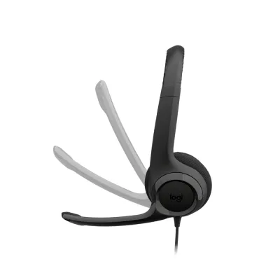 Audífono con Micrófono Logitech H390 USB-C Noise Cancelling Midnight Black - 98, PN 981-001575 - imagen 3