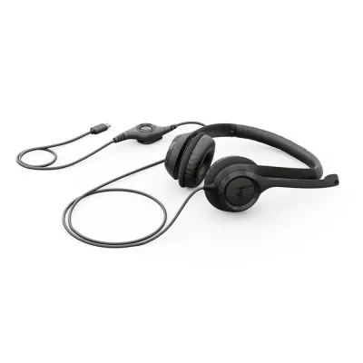 Audífono con Micrófono Logitech H390 USB-C Noise Cancelling Midnight Black - 98, PN 981-001575 - imagen 4