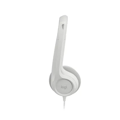 Audífono con Micrófono Logitech H390 USB Noise Cancelling White - 981-001285