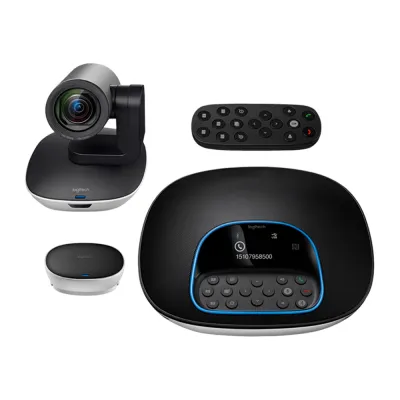 Cámara Logitech B2B Group Bundle Conferencecam Black - 960-001060