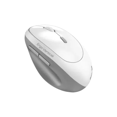Mouse Genius Ergo 8350S AI Copilot Dual Wireless/BT Vertical 6-BOT Silent White Gre, PN 31030041401 - imagen 2
