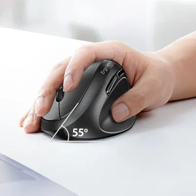Mouse Genius Ergo 8350S AI Copilot Dual Wireless/BT Vertical 6-BOT Silent White Gre, PN 31030041401 - imagen 6