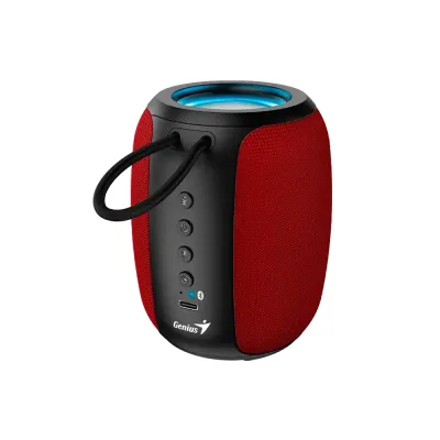 Parlante Genius SP-915BT Bluetooth 5W 6H Mic AI Copilot RGB Black/Red - 31730052403 - imagen 2