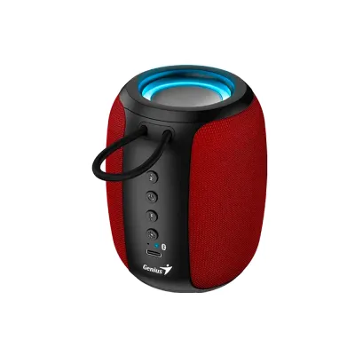 Parlante Genius SP-915BT Bluetooth 5W 6H Mic AI Copilot RGB Black/Red - 31730052403 - imagen 3