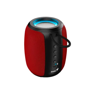 Parlante Genius SP-915BT Bluetooth 5W 6H Mic AI Copilot RGB Black/Red - 31730052403 - imagen 4