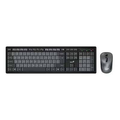 Teclado Genius + Mouse Wireless KM-8200 AI Copilot Multimedia SP Black/Grey - 3134000, PN 31340003420 - imagen 2