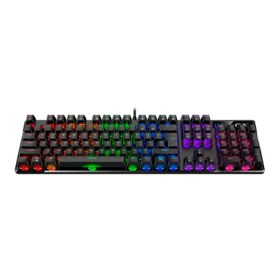 Teclado Genius GX Scorpion K12 Gaming RGB LED Mechanical USB AI Brown Switch Black, PN 31310057401 - imagen 3