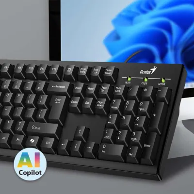 Teclado Genius Smart KB-100 AI Copilot USB SP Black - 31300005401 - imagen 5