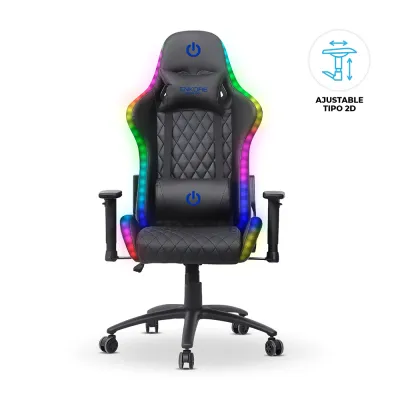 Silla Gamer Ergonómica Enkore Brain RGB Blue Silla Gamer 2D ENC GC1003+