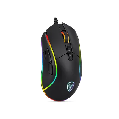 Mouse Gamer Micronics Legend 8 MIC M803-8 RGB 12800 DPI 8 Botones con Cable - imagen 2