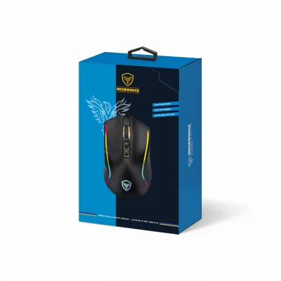 Mouse Gamer Micronics Legend 8 MIC M803-8 RGB 12800 DPI 8 Botones con Cable - imagen 3