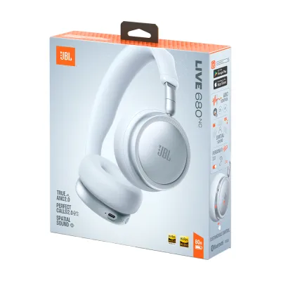Audifonos Audífonos On-Ear Inalámbricos JBL Live 680NC Cancelación Ruido Adaptat, PN JBLLIVE680NCWHTAM - imagen 8