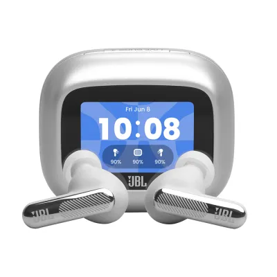 Audifonos Audífonos In-Ear True Wireless JBL Live Beam 4 Cancelación Ruido Case, PN JBLLIVEBEAM4SILAM