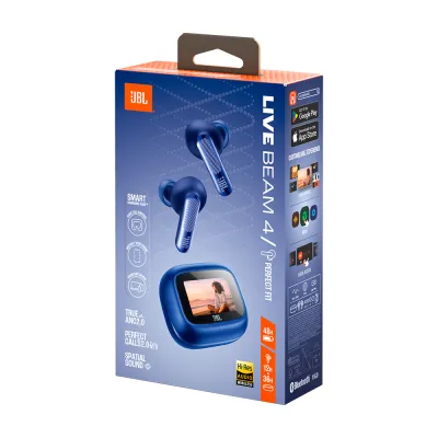 Audifonos Audífonos In-Ear True Wireless JBL Live Beam 4 Cancelación Ruido Case, PN JBLLIVEBEAM4BLUAM - imagen 10