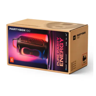 Parlante Portátil Bluetooth JBL PartyBox 130 Luces Rítmicas Batería hasta 15h I, PN JBLPB130BLKAM - imagen 4