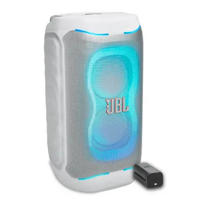 Parlante Portátil Bluetooth JBL PartyBox 130 Luces Rítmicas Batería hasta 15h I, PN JBLPB130WHTAM