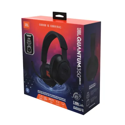 Audifonos Audífonos Gamer Inalámbricos JBL Quantum 350 Wireless Receptor USB 2.4, PN JBLQ350WLBLKAM - imagen 11