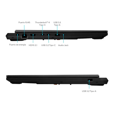 Laptop Asus TUF Gaming A16 16", PN 90NR0KV6-M00J90 - imagen 8