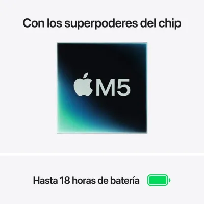 Laptop Apple MacBook Air 15.3" Liquid Retina (Chip M5 CPU 10c, GPU 10c, 16GB, 1TB, PN MDVA4E/A - imagen 4
