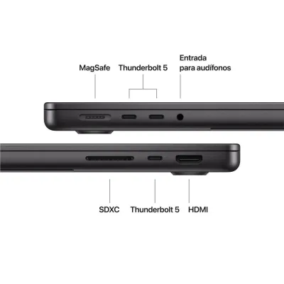 Laptop Apple MacBook Pro 14.2" Liquid Retina XDR (M5 Max 18c, 32c GPU, 36GB, 2TB, PN MGDU4E/A - imagen 7