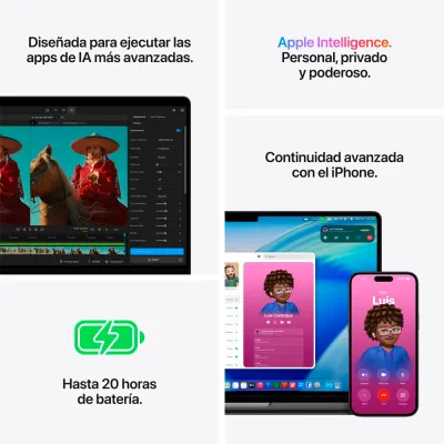 Laptop Apple MacBook Pro 14.2" Liquid Retina XDR (M5 Max 18c, 32c GPU, 36GB, 2TB, PN MGDU4E/A - imagen 8