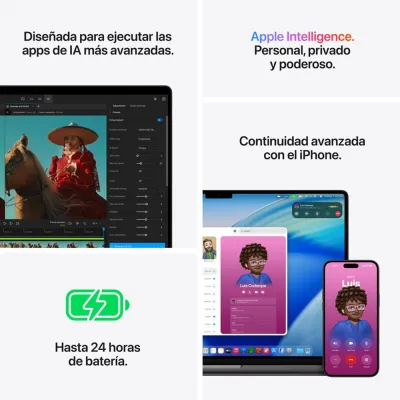 Laptop Apple MacBook Pro 16.2" Liquid Retina XDR (M5 Pro 10c, 16c GPU, 24GB, 1TB, PN MGEA4E/A - imagen 8