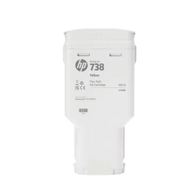 Cartuchos De Tinta Cartucho de Tinta HP 738 Amarillo 300ml, PN 676M8A - imagen 2